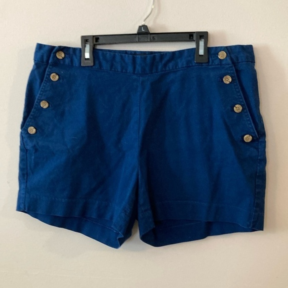 Banana Republic sailor buttons Shorts High Waist Blue pockets